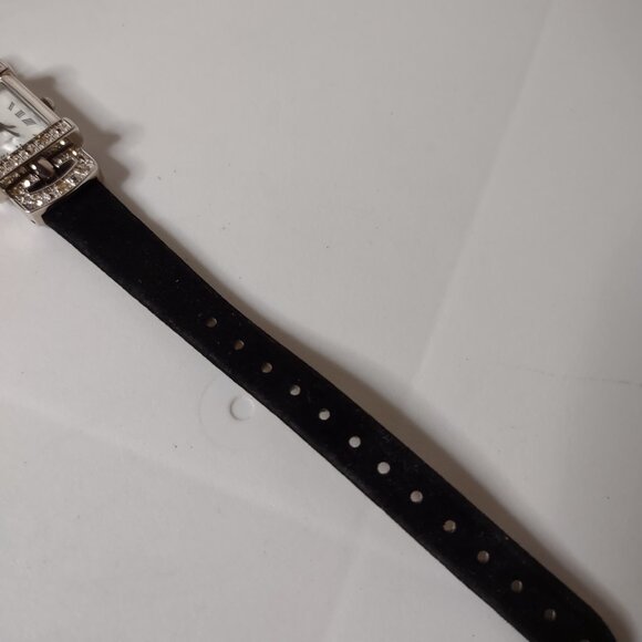 Black And Silver Tone Analog Roman Numeral Watch - Picture 7 of 14